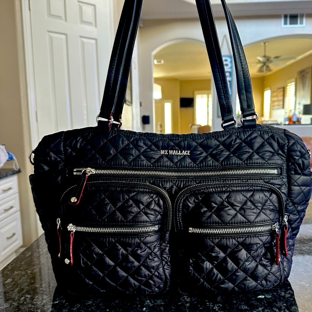 Black Crosby Traveler Bag from MZ Wallace